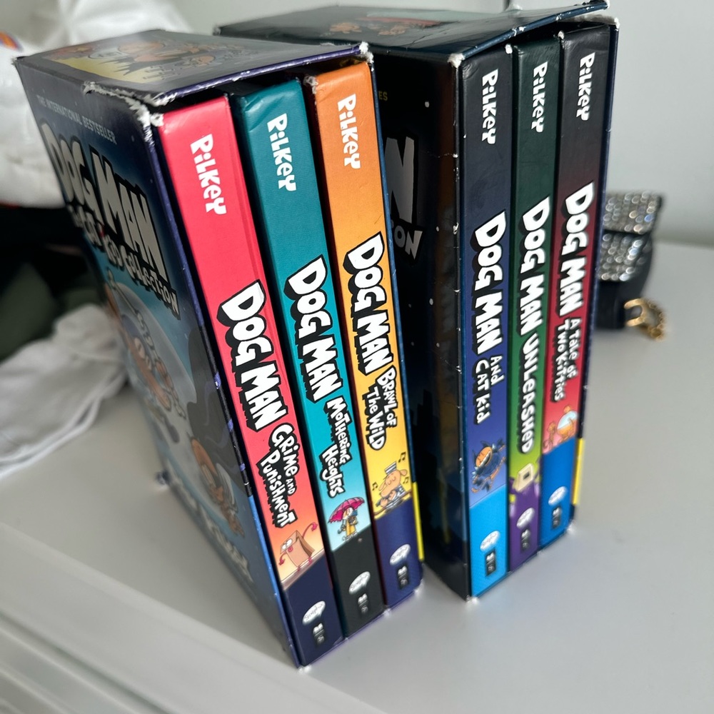 Dog man books Bundle  all 6